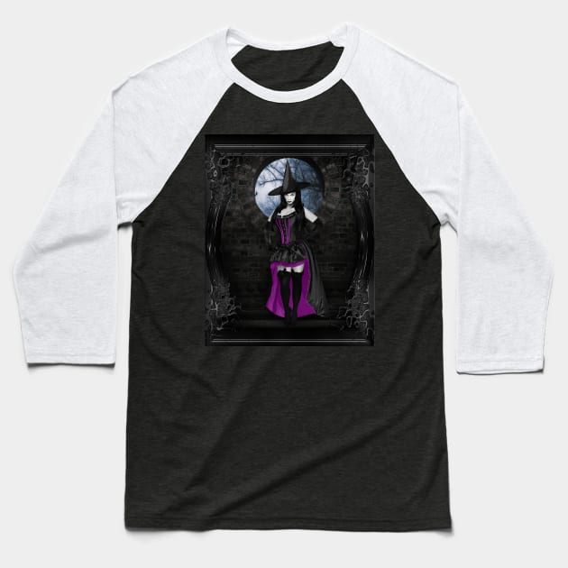 VAMPIRA 12 Baseball T-Shirt by GardenOfNightmares